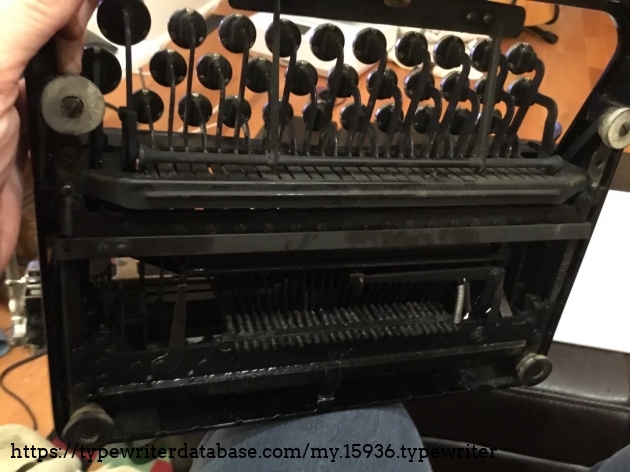 1922 Underwood Portable 3 Bank on the Typewriter Database