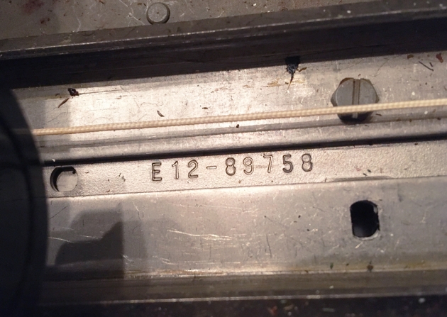 Olivetti "Lexikon 83 DL" serial number location...