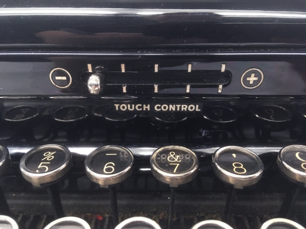 Royal "O" from the "touch control" on the front...