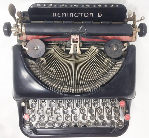 Remington "Model 5 Streamline" from the top...