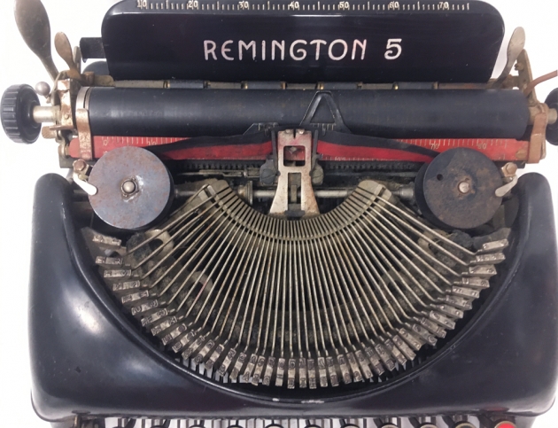 Remington "Model 5 Streamline" from under the hood...