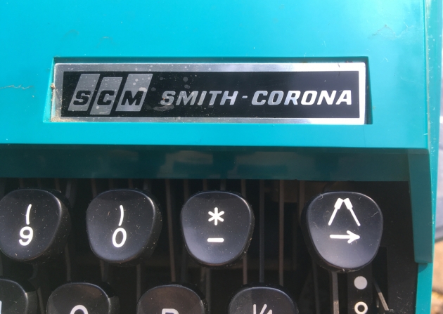 Smith Corona "Super G"  from the maker logo...