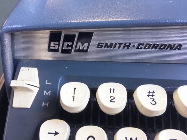 Smith Corona "Super Sterling" from the maker logo on the front...