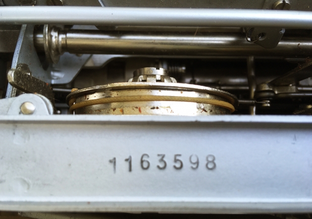 Olympia "SM3" serial number location ...