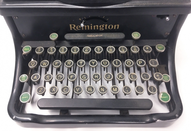 Remington 11 "Speed Stroke" from the keyboard...