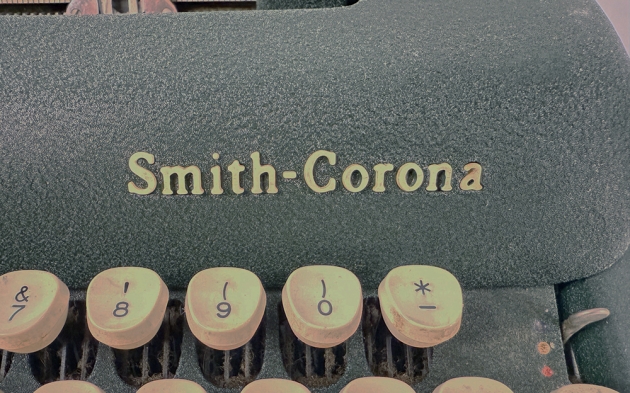 Smith Corona "Enterprise" from the maker logo on the front...