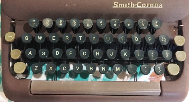 Smith-Corona "Silent" from the keyboard...