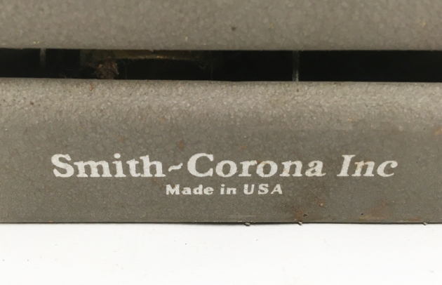 Smith Corona "Skyriter" from the back... (detail)