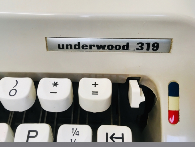 Underwood "319" from the logo on the front...