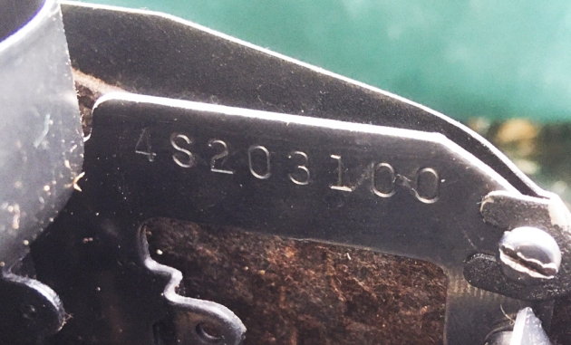 Smith Corona "Silent" serial number location...