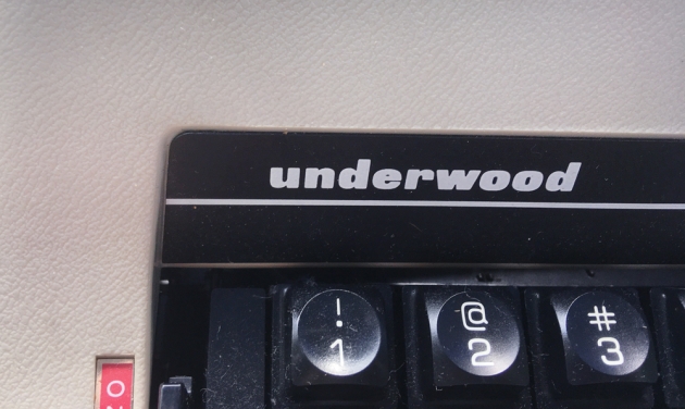 Underwood "Electric 555"  from the maker logo on the front...