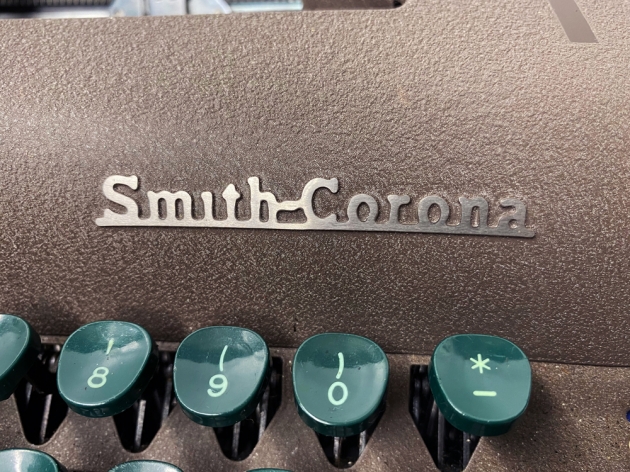 Smith Corona "Silent" from the logo on the front...