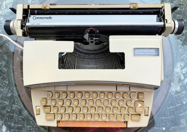 Smith Corona "Coronet Super 12" from the top... Smith Corona "Coronet Super 12" from the top...