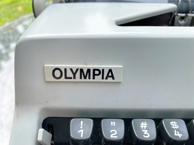 "Olympia SM9" from the maker logo on the front...