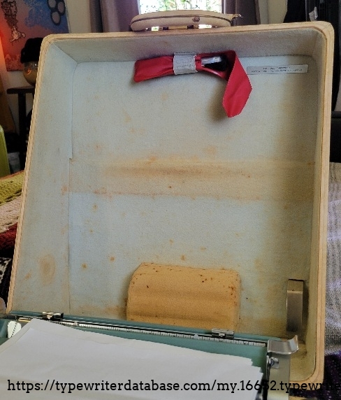 Inside the case lid.