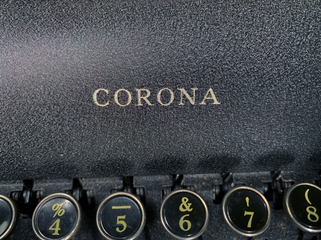 Smith Corona "Standard" from the maker logo above the keyboard...