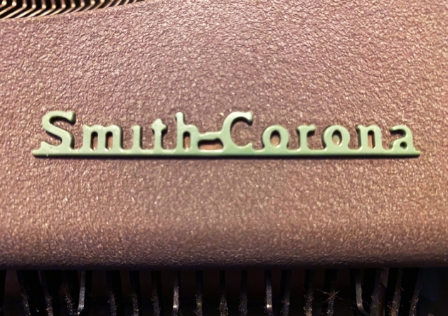 Smith Corona "Skyriter" from the maker logo on the front...