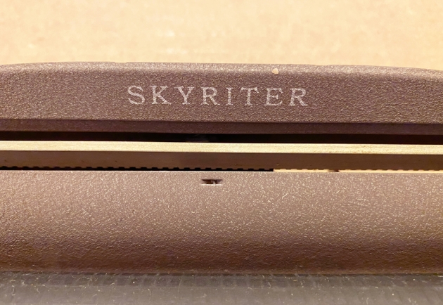 Smith Corona "Skyriter" from the model logo on the top...