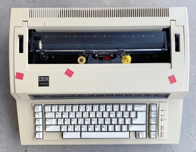 IBM "Actionwriter 1" from the top...