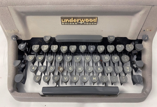 Underwood "Golden Touch" from the keyboard...