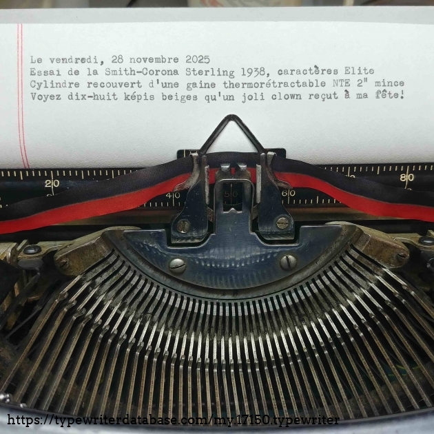 New type sample with the updated platen.