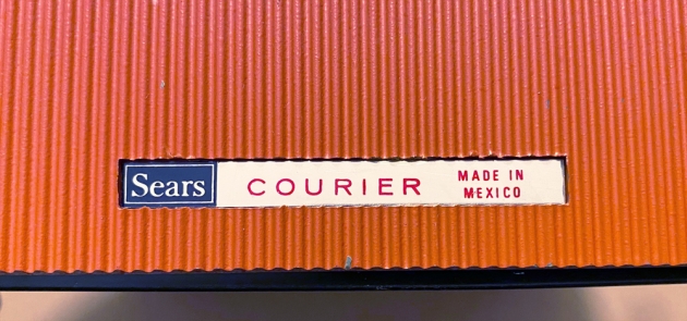 Sears "Courier" from the back (detail)...