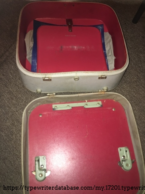 The case and extras before i cleaned it up