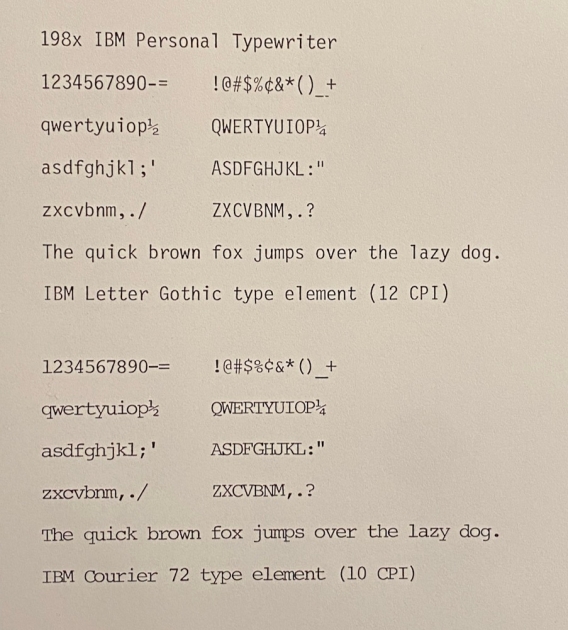 Comparison of 12 CPI (top) with 10 CPI (bottom) on this single pitch (12) machine