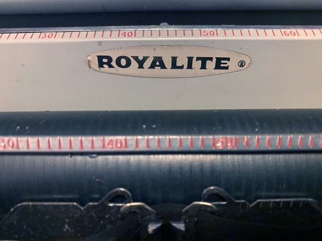 Royal "Royalite" from the model logo on the top...