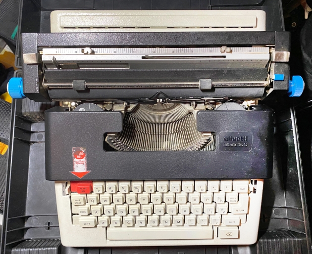 Olivetti "Lettera 36 C"  from the top...