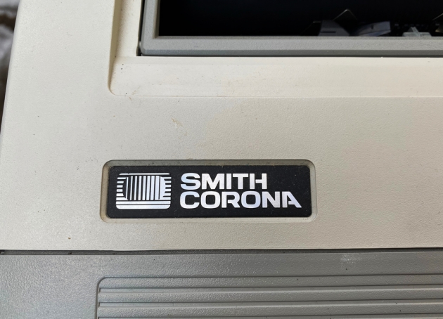 Smith Corona "XL 1800" from the maker logo on  the top....