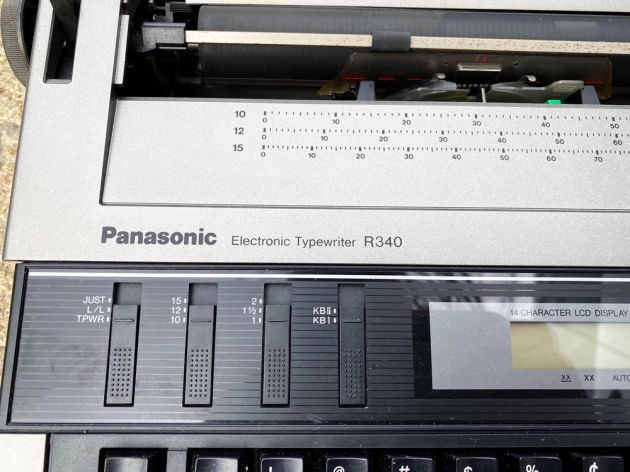 Panasonic "KX-R340" from the maker and model number on the front  ...