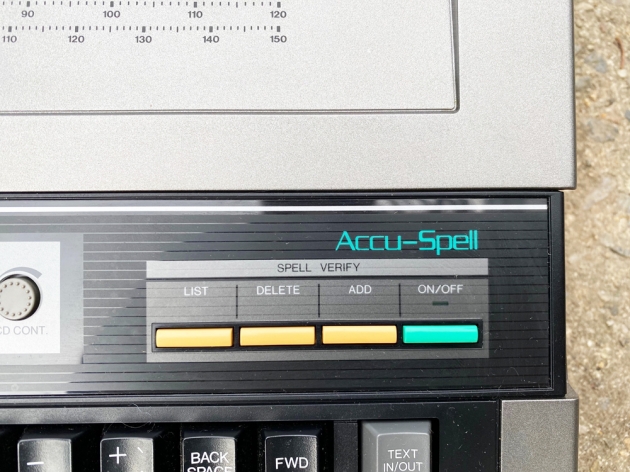 Panasonic "KX-R340" detail of spell feature  ...