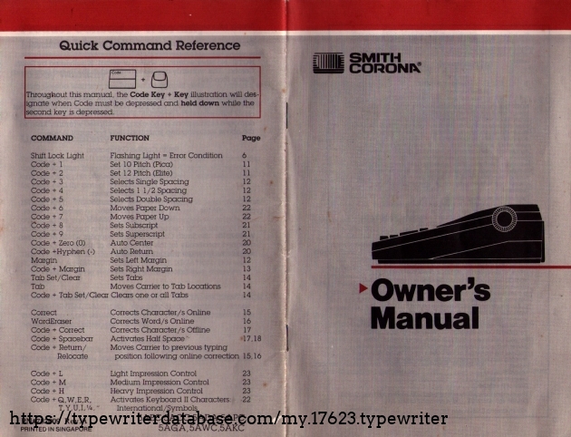 The manual/user guide; if anyone wants it badly enough, I can scan.