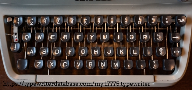 Keyboard view. Modern layout with 1 and +.