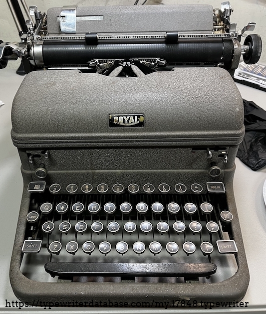 1948 Royal KMM before the cleaning