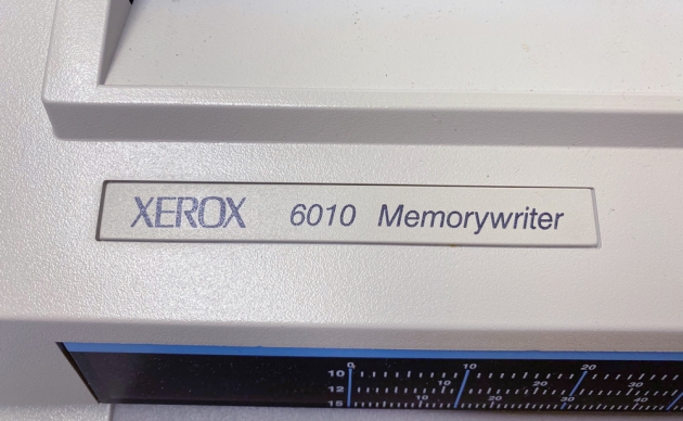 Xerox "6010 Memorywriter" from the logo on the top...