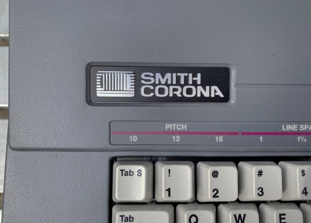 Smith Corona "SL 470"  from the maker logo on the top...