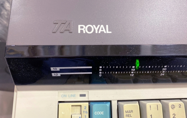 Royal "Beta 8000" from the maker logo on the top...