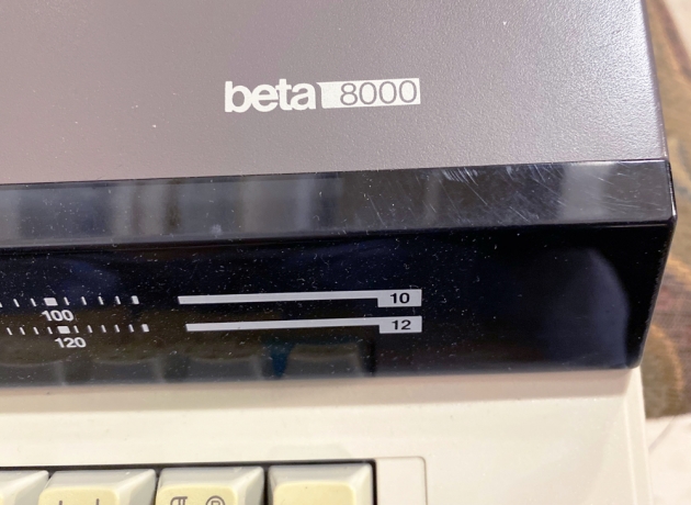 Royal "Beta 8000" from the model logo on the top...