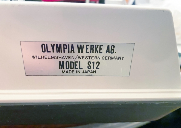 Olympia "Olympiette" from the model badge on the back...