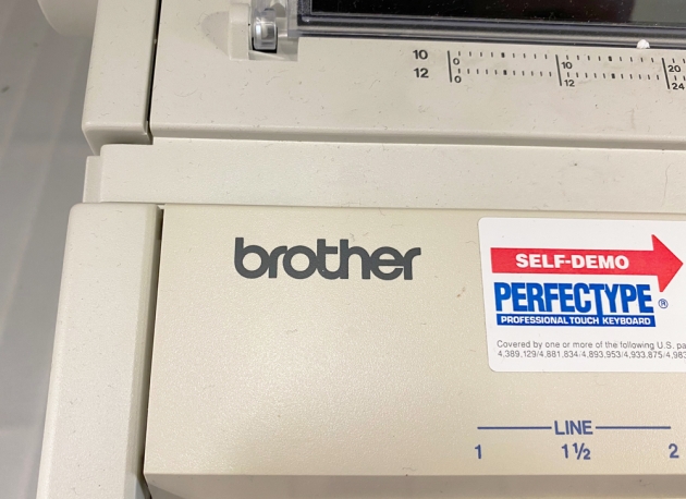 Brother "AX-250" from the logo on the front...