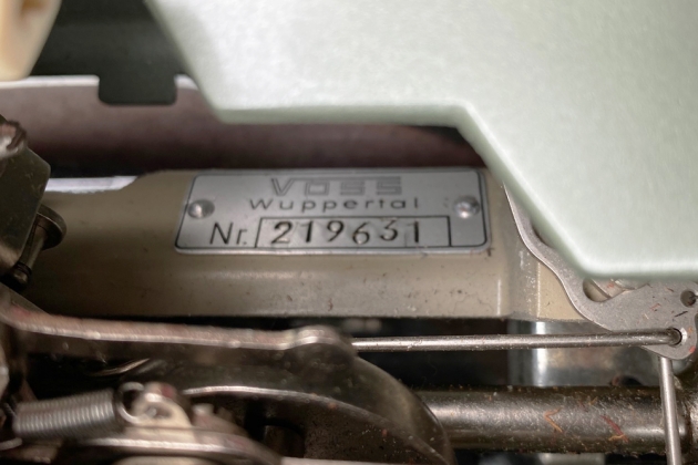 Voss "ST 24" serial number location...