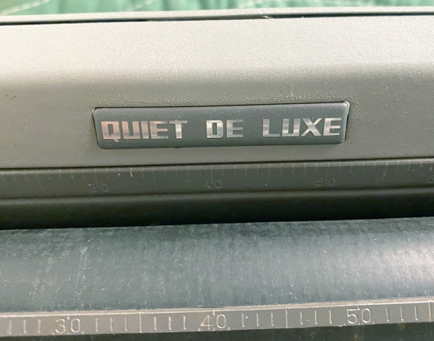 Royal "Quiet De Luxe" from the model logo on the top...