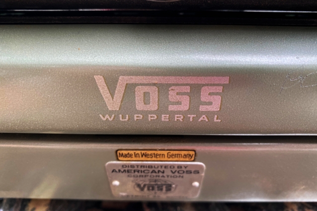 Voss "ST 24" from the maker logo on the back...