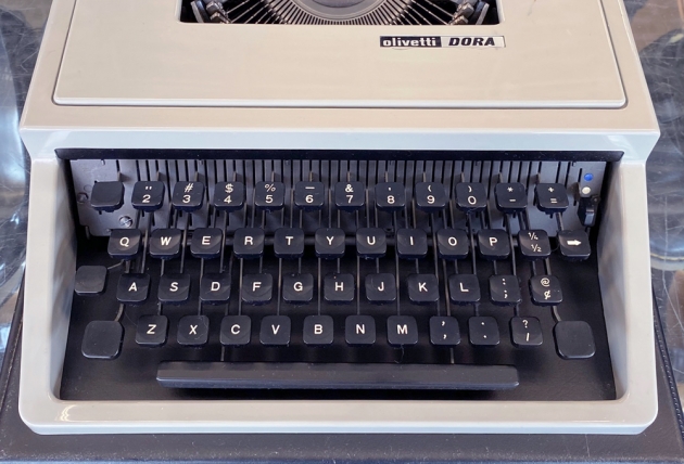 Olivetti "DORA" from the keyboard...