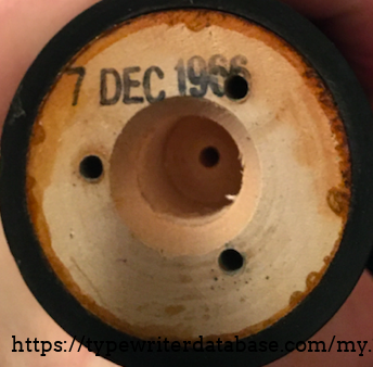 Platen date stamp