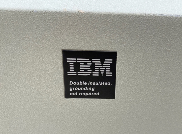 IBM "Personal Typewriter" from the back...(logo detail)