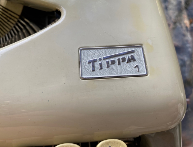 Adler "Tippa 1" from the model logo on the top...