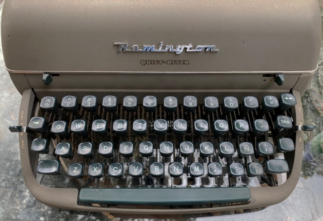 Remington "Quiet-Riter" from the keyboard.....